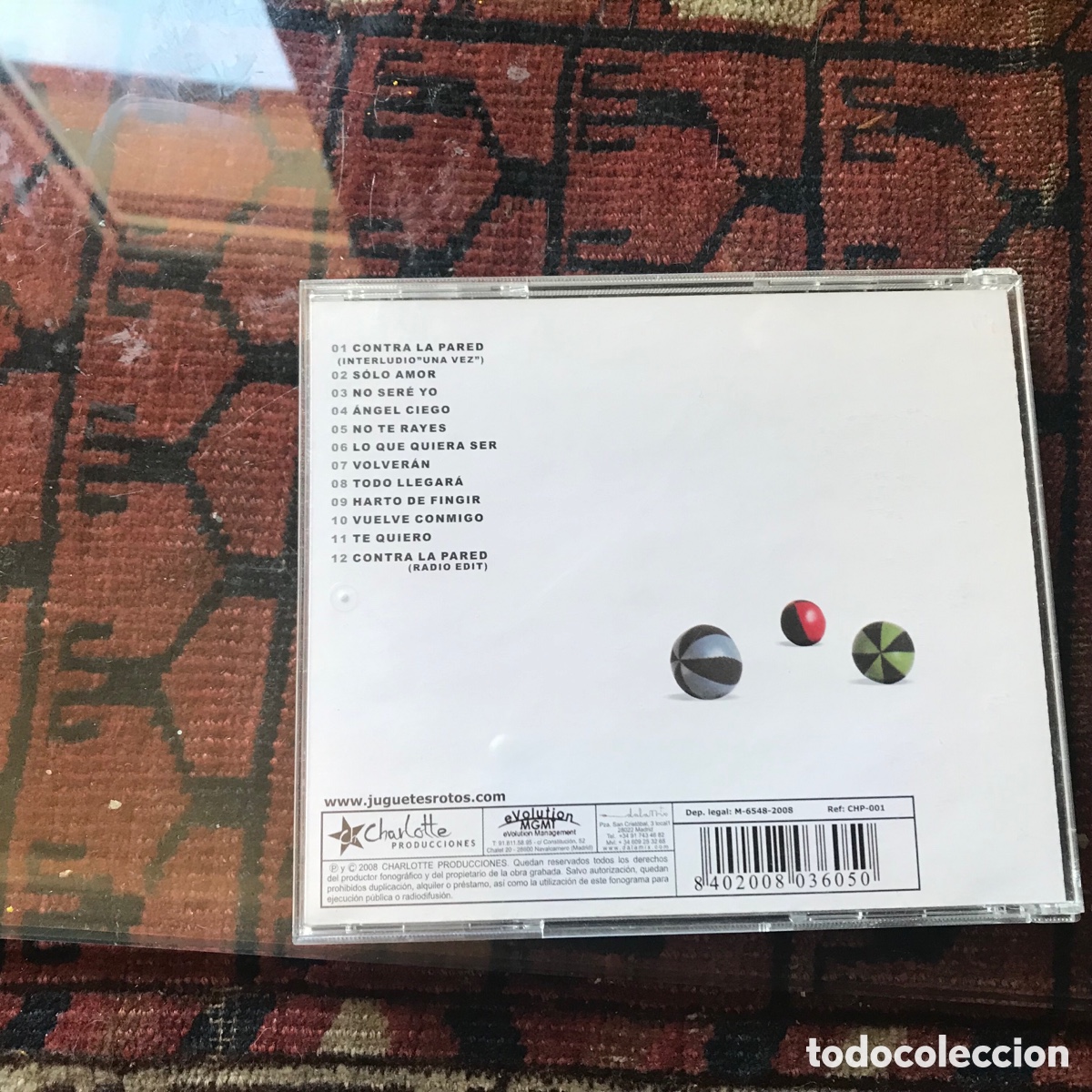 CDs de m&uacute;sica: Juguetes rotos. Dedicado - Foto 2
