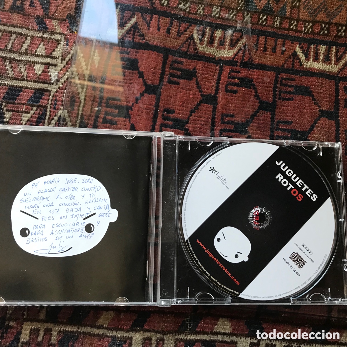CDs de m&uacute;sica: Juguetes rotos. Dedicado - Foto 3