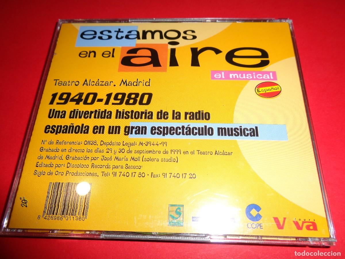 CDs de m&uacute;sica: ESTAMOS EN EL AIRE / EL MUSICAL / 2 CD - Foto 2