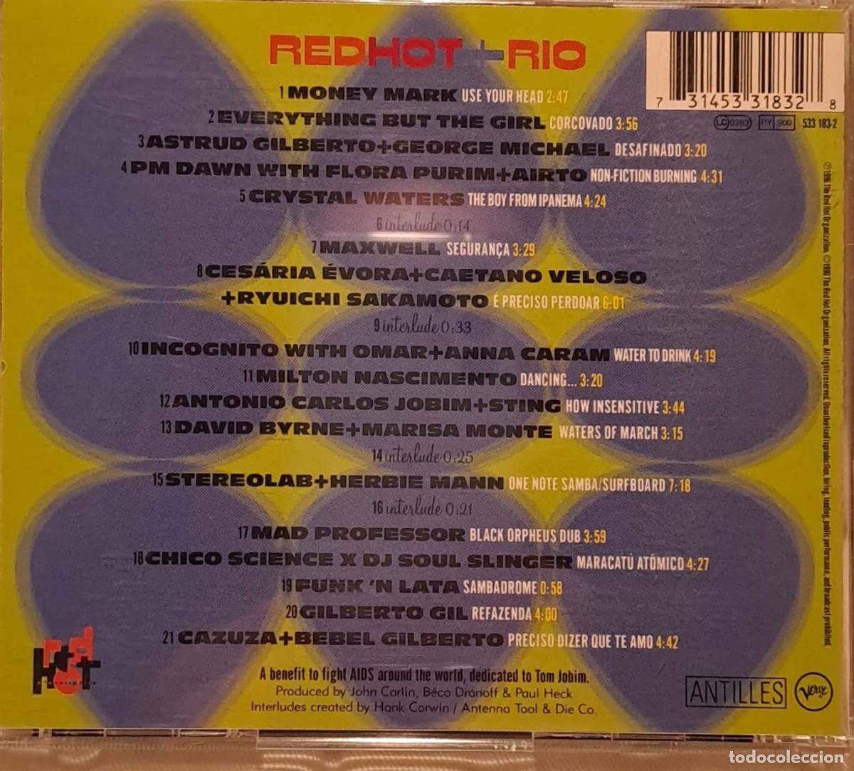 CDs de m&uacute;sica: Various &lrm;&ndash; Red Hot + Rio - Foto 2