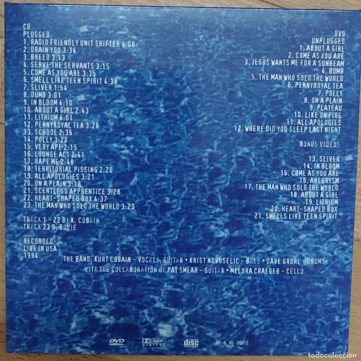 CDs de m&uacute;sica: NIRVANA - PLUGGED/UNPLUGGED (CD+DVD) - RARE EDITION - Foto 2