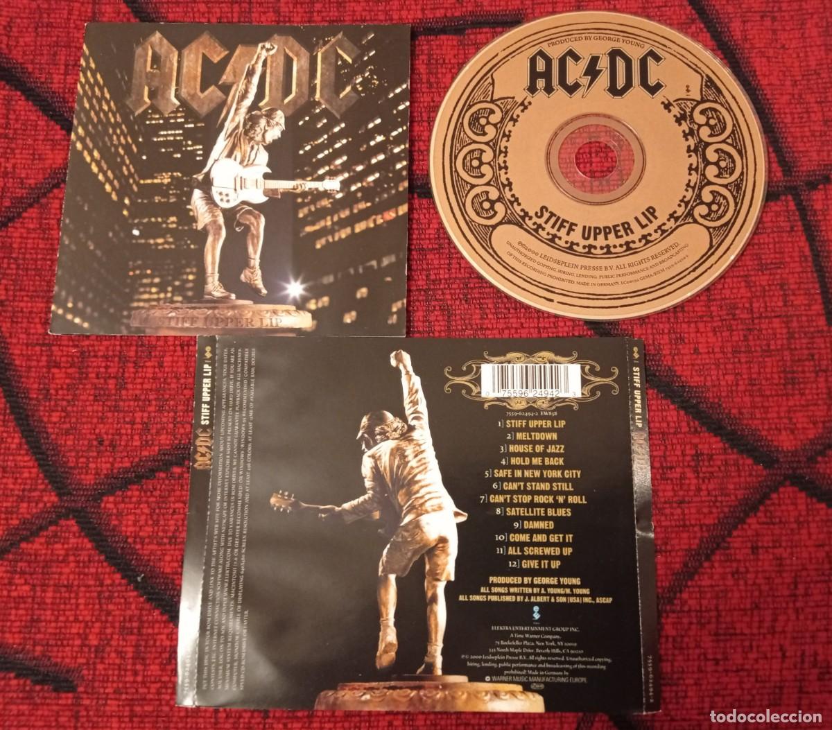 CDs de m&uacute;sica: AC DC ** Stiff Upper Lip ** CD ORIGINAL 2000 ALEMANIA - Foto 1
