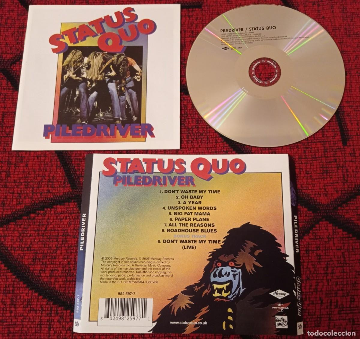 CDs de m&uacute;sica: STATUS QUO ** Piledriver ** CD REEDICION 2005 - Foto 1