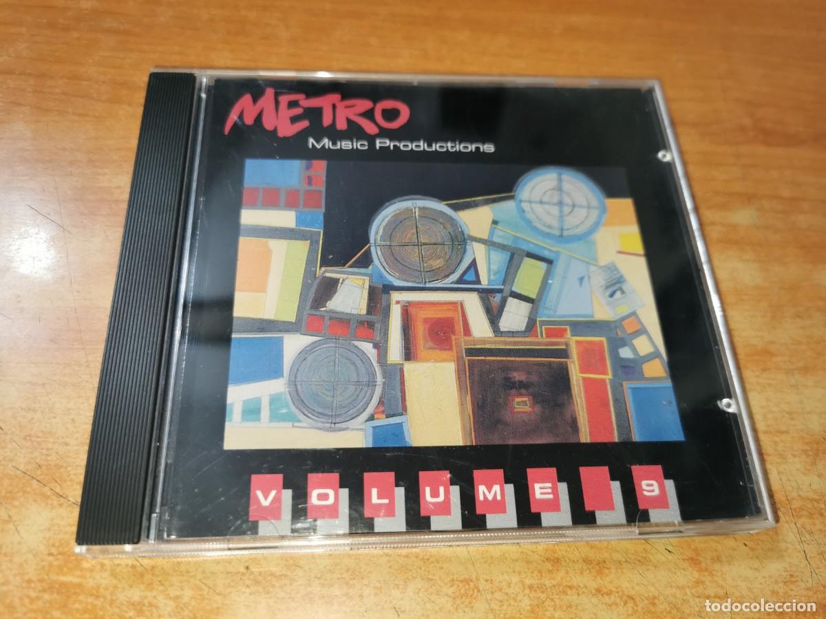 CDs de m&uacute;sica: METRO Snap, Texture and hop Vol 9 CD ALBUM SONIDOS PARA LA RADIO MUSIC PRODUCTIONS RARO