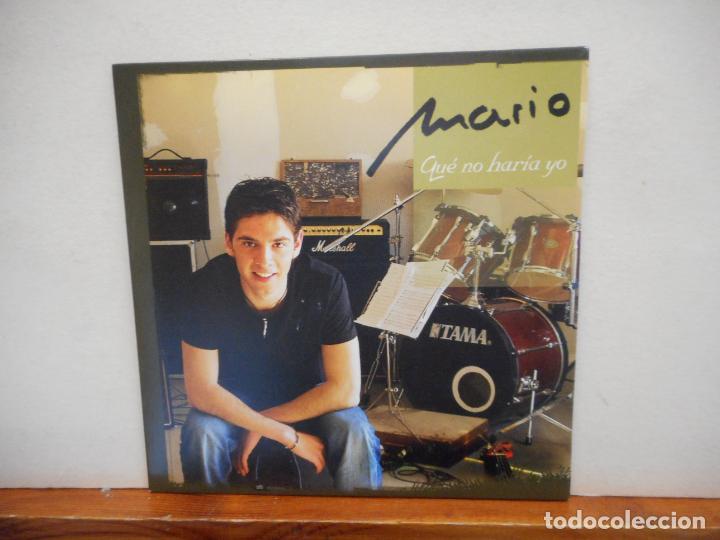 CDs de m&uacute;sica: CD. QU&Eacute; NO HAR&Iacute;A YO. MARIO. - Foto 1