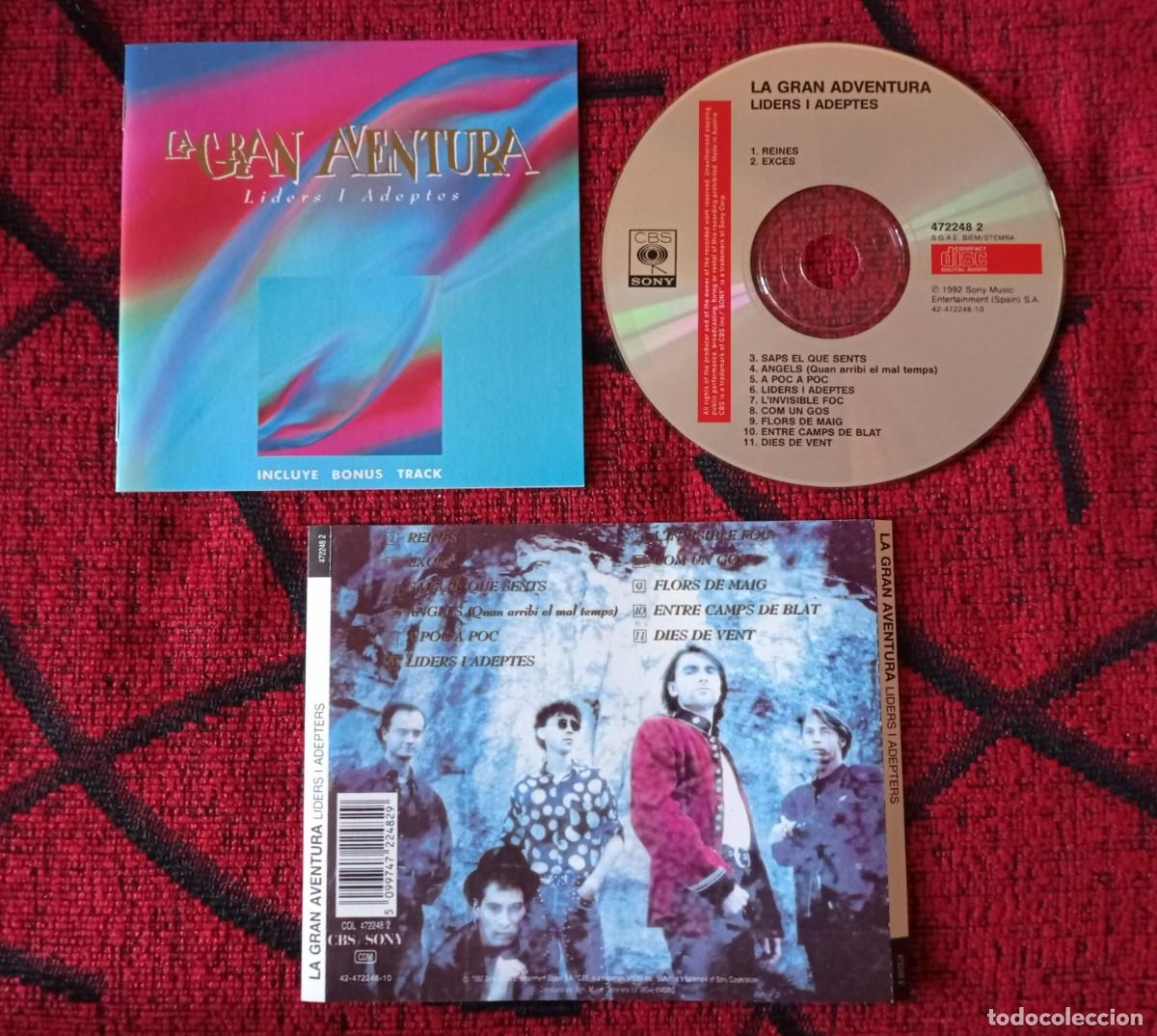 CDs de m&uacute;sica: LA GRAN AVENTURA Liders I Adeptes CD ORIGINAL 1992