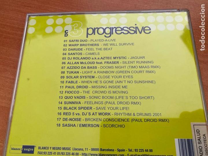 CDs de m&uacute;sica: 3 PROGRESSIVE ANUAL CD 18 CANCIONES (CDI12) - Foto 3