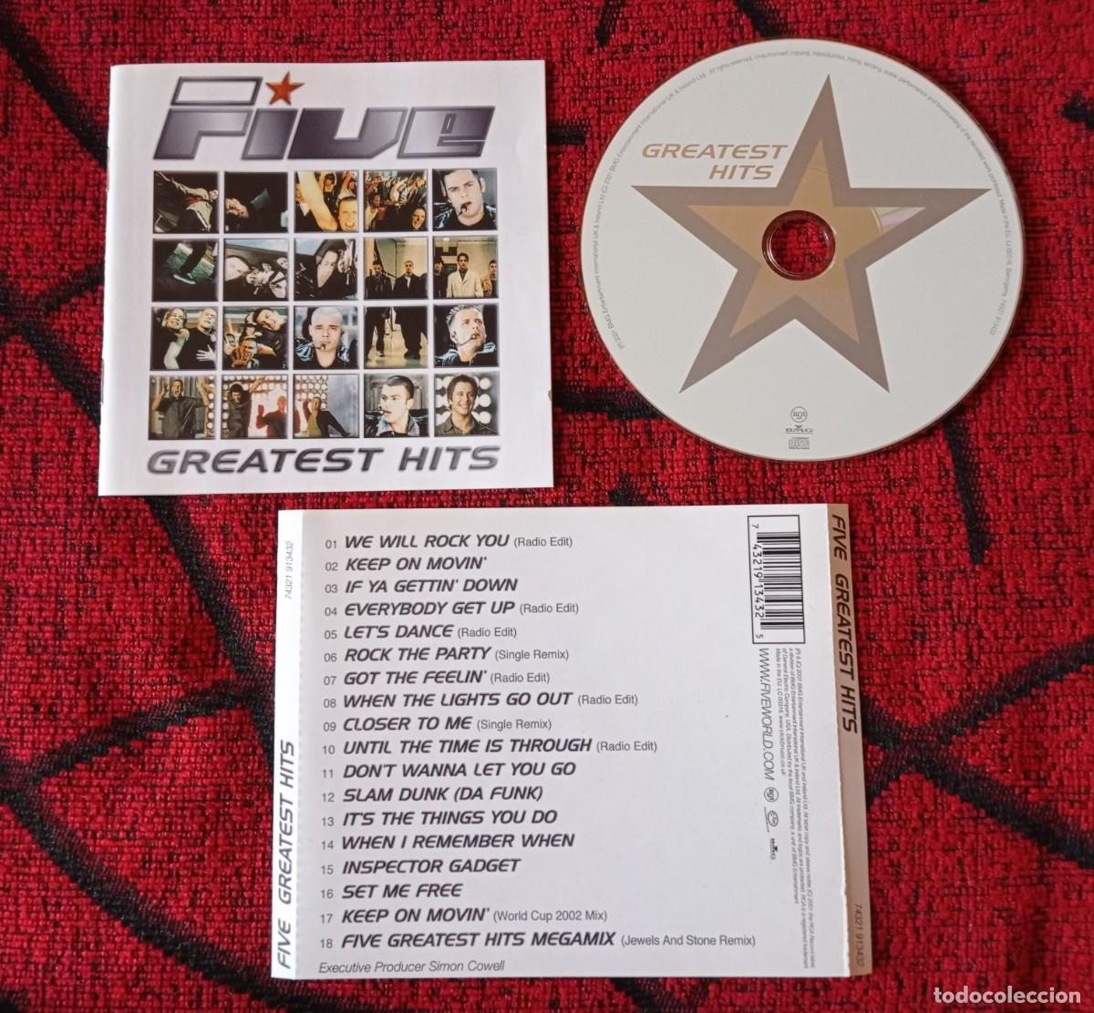 CDs de m&uacute;sica: FIVE ** Greatest Hits ** CD ORIGINAL 2001 UK - Foto 1