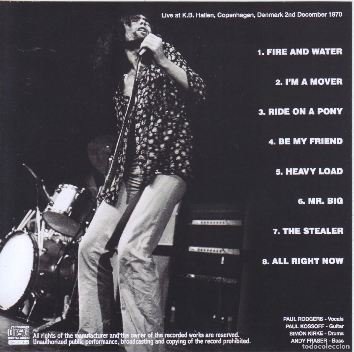 CDs de m&uacute;sica: CD FREE - Live Copenhagen 1970 - Foto 2