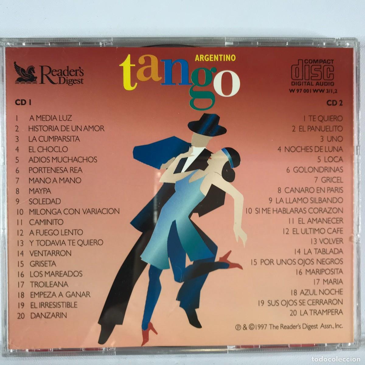 CDs de m&uacute;sica: Readers Digest ● Argentino Tango● 2 x CD, Compilation - Foto 4