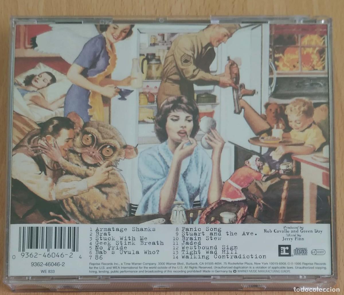 CDs de m&uacute;sica: GREEN DAY (INSOMNIAC) CD 1995 - Foto 2