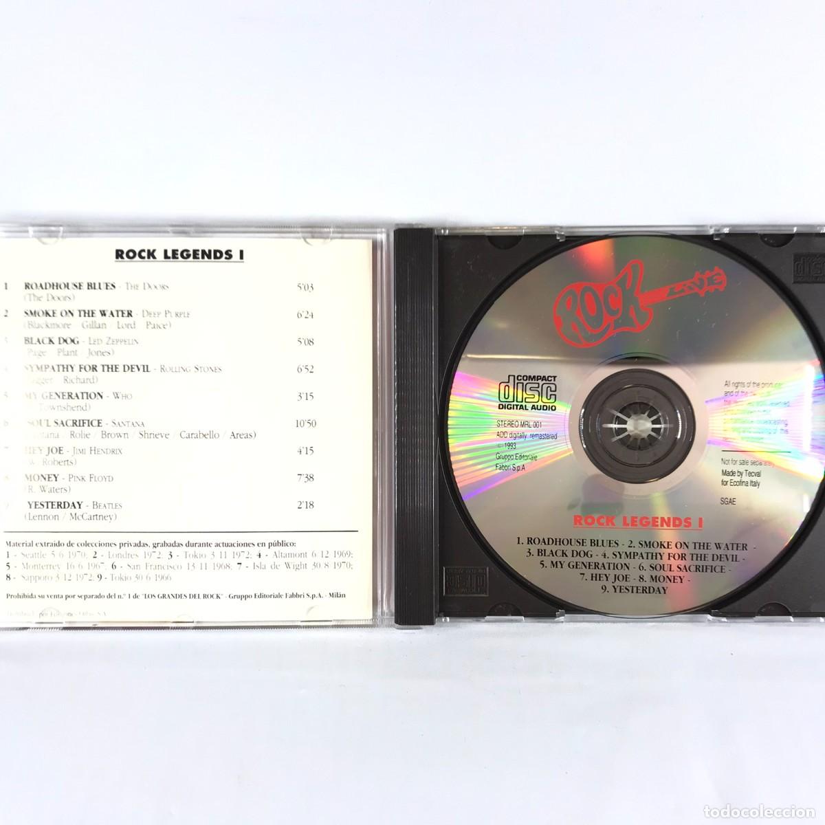 CDs de m&uacute;sica: Various ● Rock Legends I ● CD, Compilation, Remastered, Unofficial Release - Foto 2