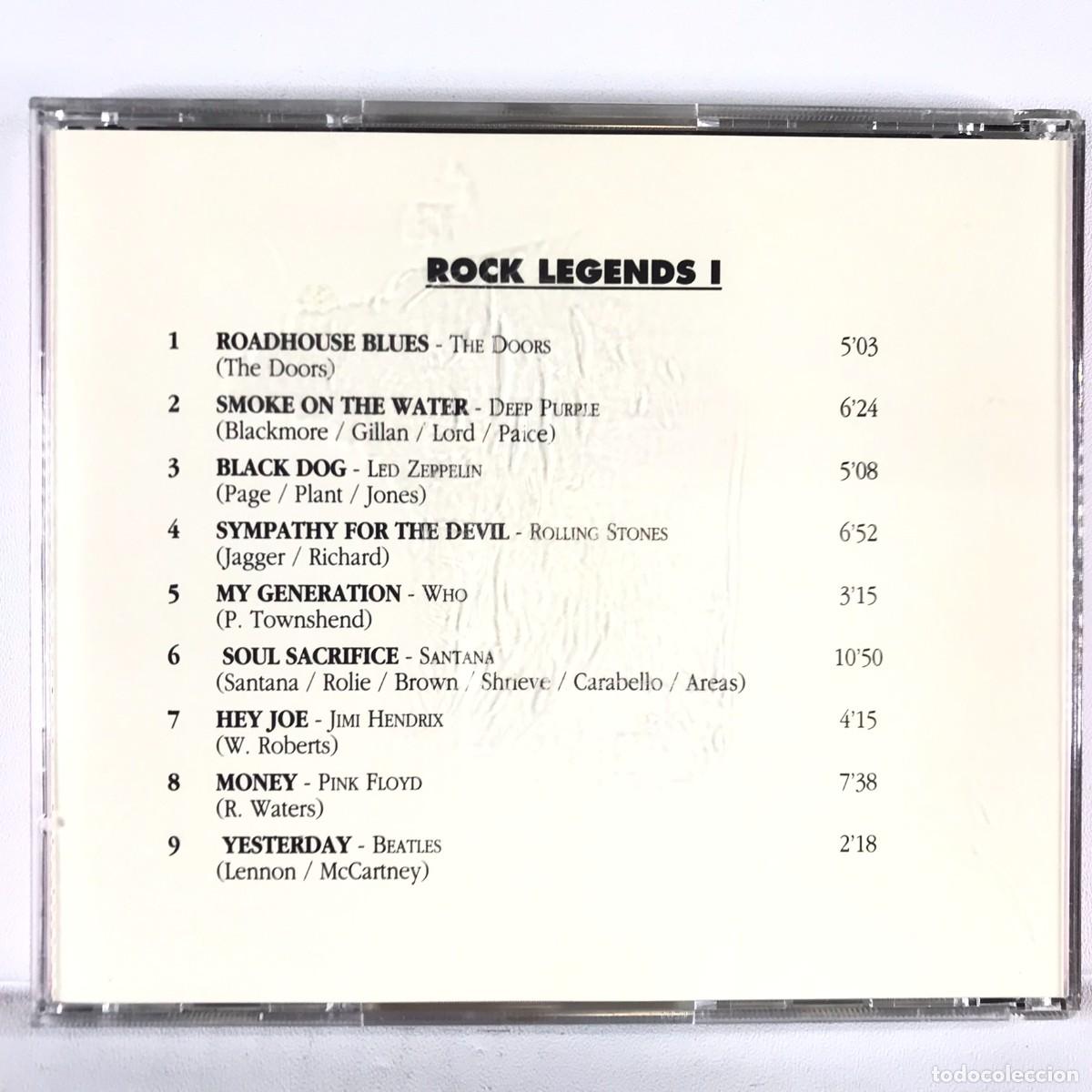 CDs de m&uacute;sica: Various ● Rock Legends I ● CD, Compilation, Remastered, Unofficial Release - Foto 3