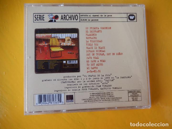 CDs de m&uacute;sica: EL CHAVAL DE LA PECA - IN PERSON - CD. - Foto 2
