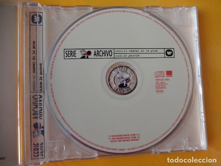 CDs de m&uacute;sica: EL CHAVAL DE LA PECA - IN PERSON - CD. - Foto 3