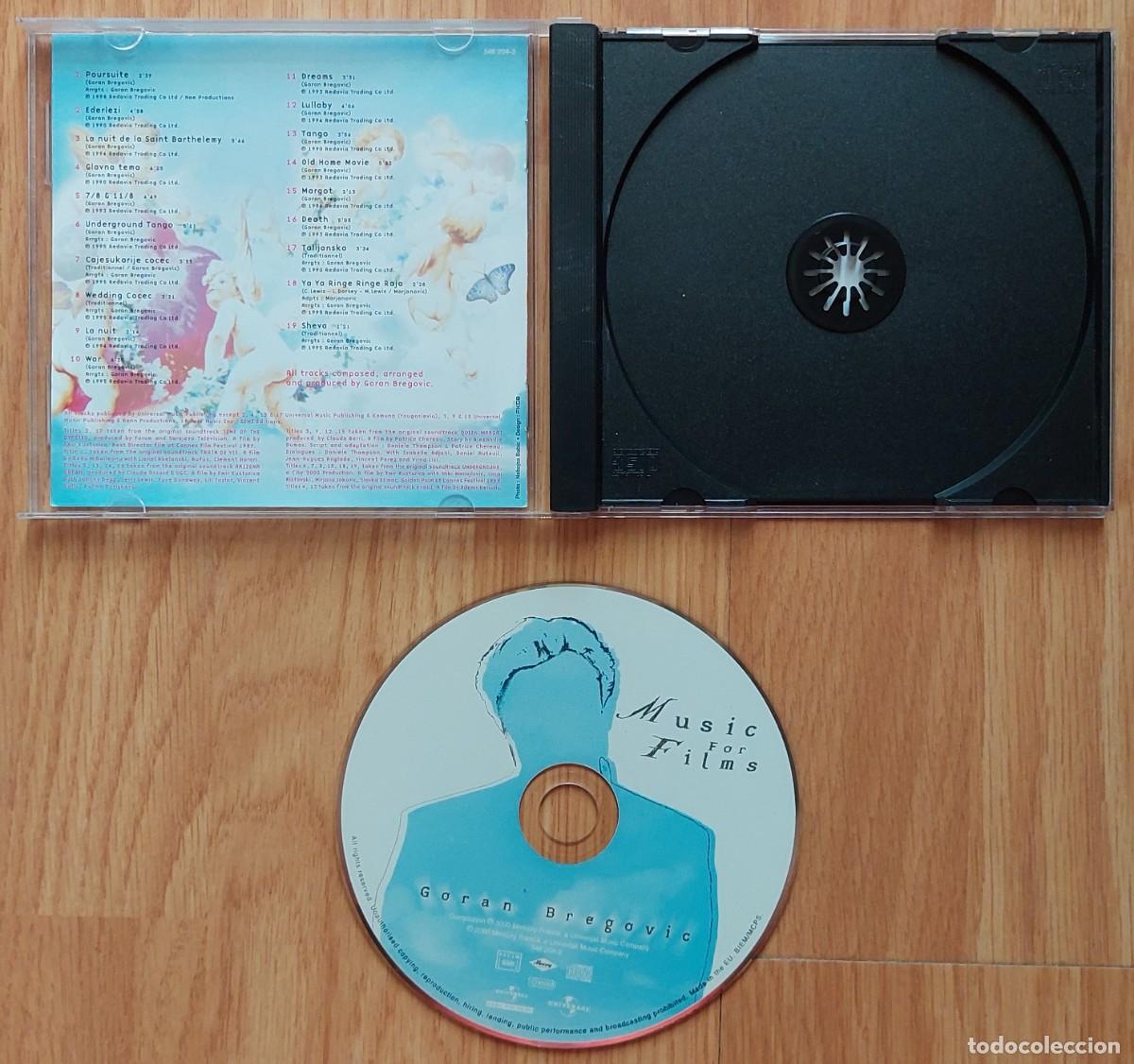CDs de m&uacute;sica: Goran Bregovic - Music for films. CD (2000) - Foto 2