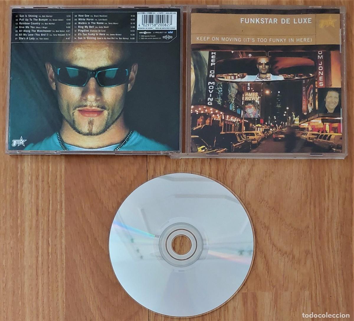 CDs de m&uacute;sica: Funkstar De Luxe - Keep on moving (Its too funky in here) (2000) CD - Foto 3