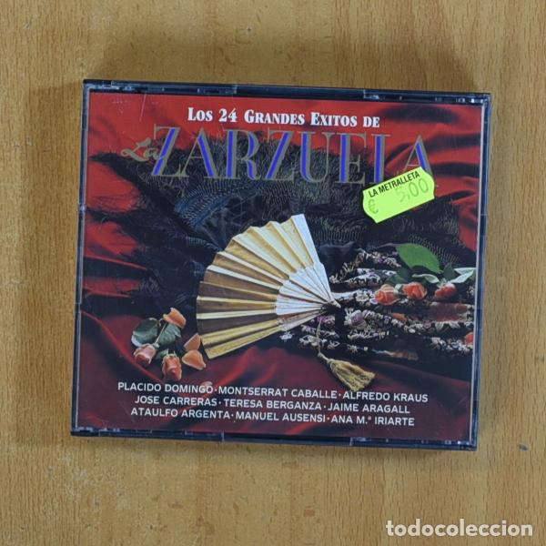 CDs de m&uacute;sica: VARIOS - LOS 24 GRANDES EXITOS DE ZARZUELA - CD - Foto 1