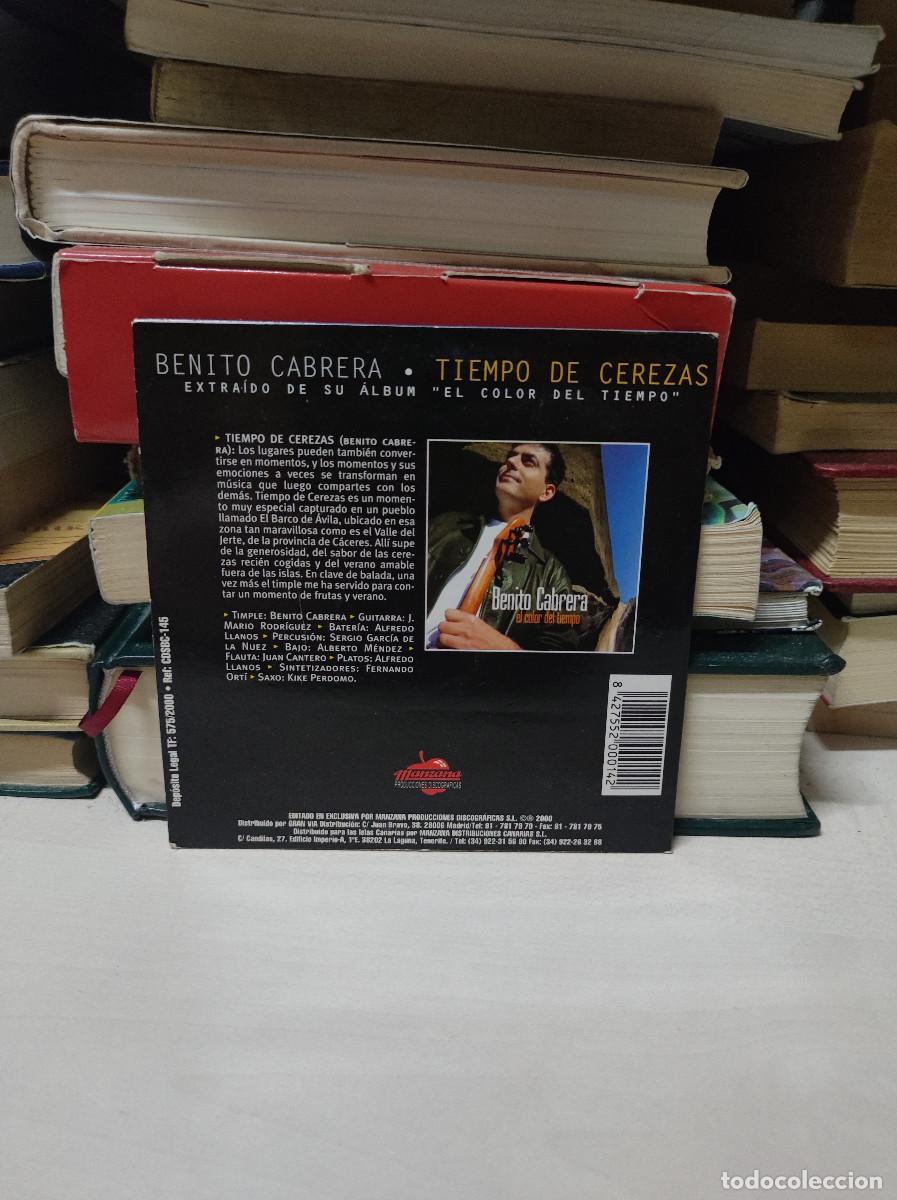 CDs de m&uacute;sica: Benito Cabrera &ndash; Tiempo De Cerezas - Foto 2