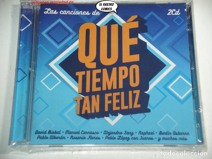 CDs de m&uacute;sica: Qu&eacute; Tiempo Tan Feliz, Las Canciones de, doble, 2 CD precintado, Universal 2016