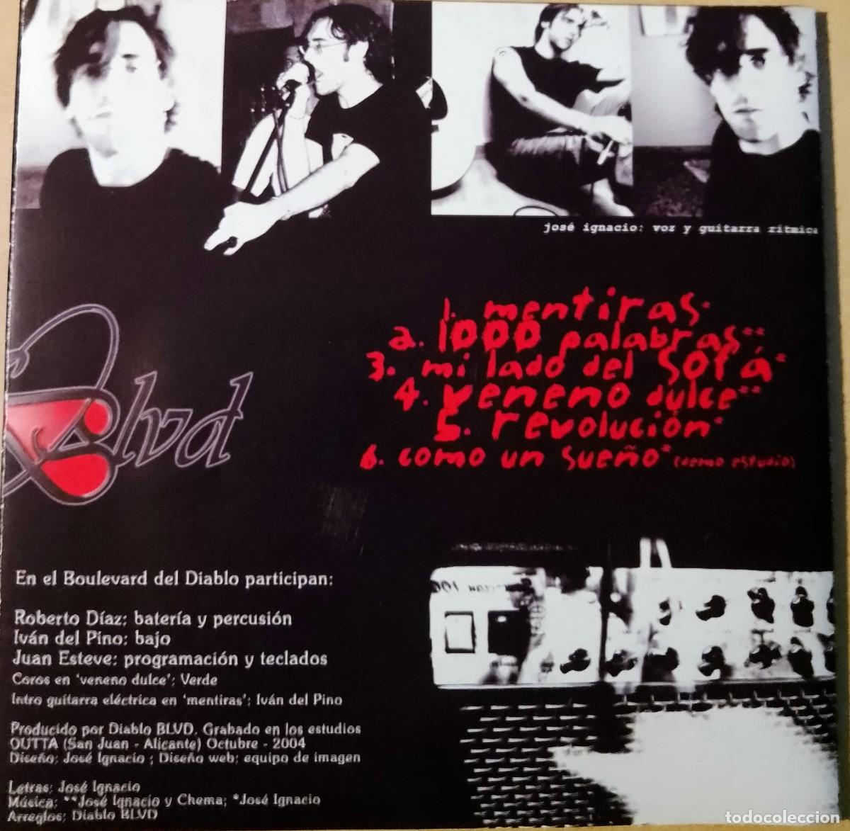CDs de m&uacute;sica: DIABLO BLVD - MENTIRAS - CD SPAIN 2004 - Foto 3