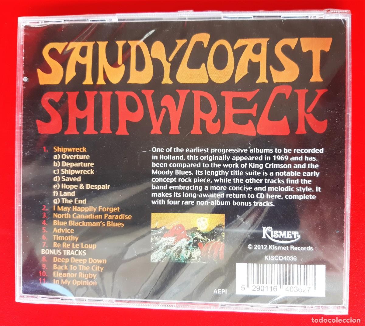 CDs de m&uacute;sica: SANDY COAST - SHIWRECK CD - Foto 2