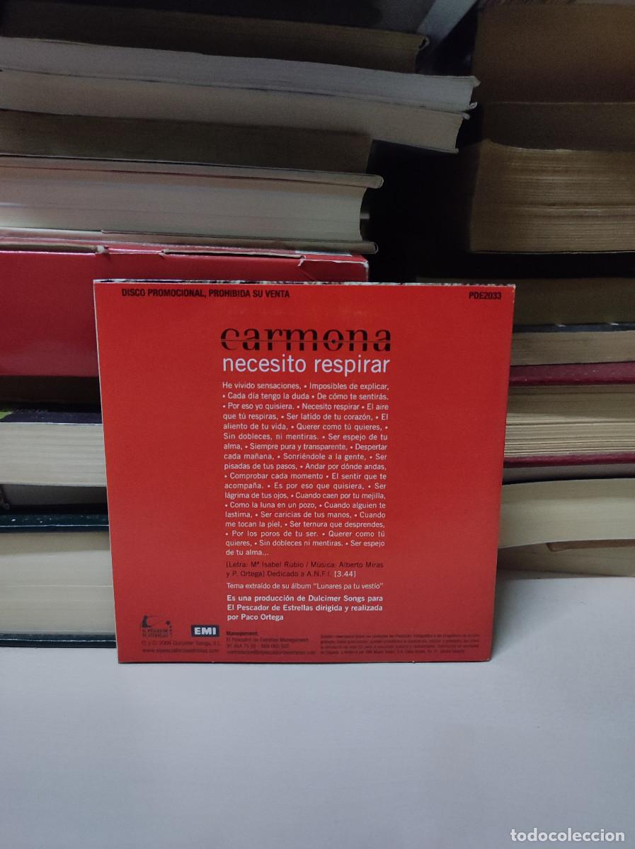 CDs de m&uacute;sica: Carmona &ndash; Necesito Respirar - Foto 2