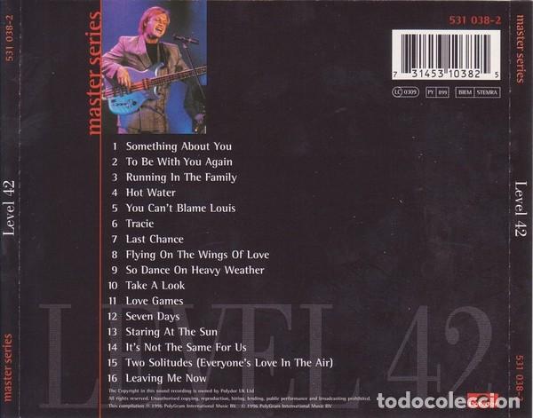 CDs de m&uacute;sica: Level 42 - Master Series (CD, Comp, RM) Label:PolyGram Cat#: 531 038-2 - Foto 2