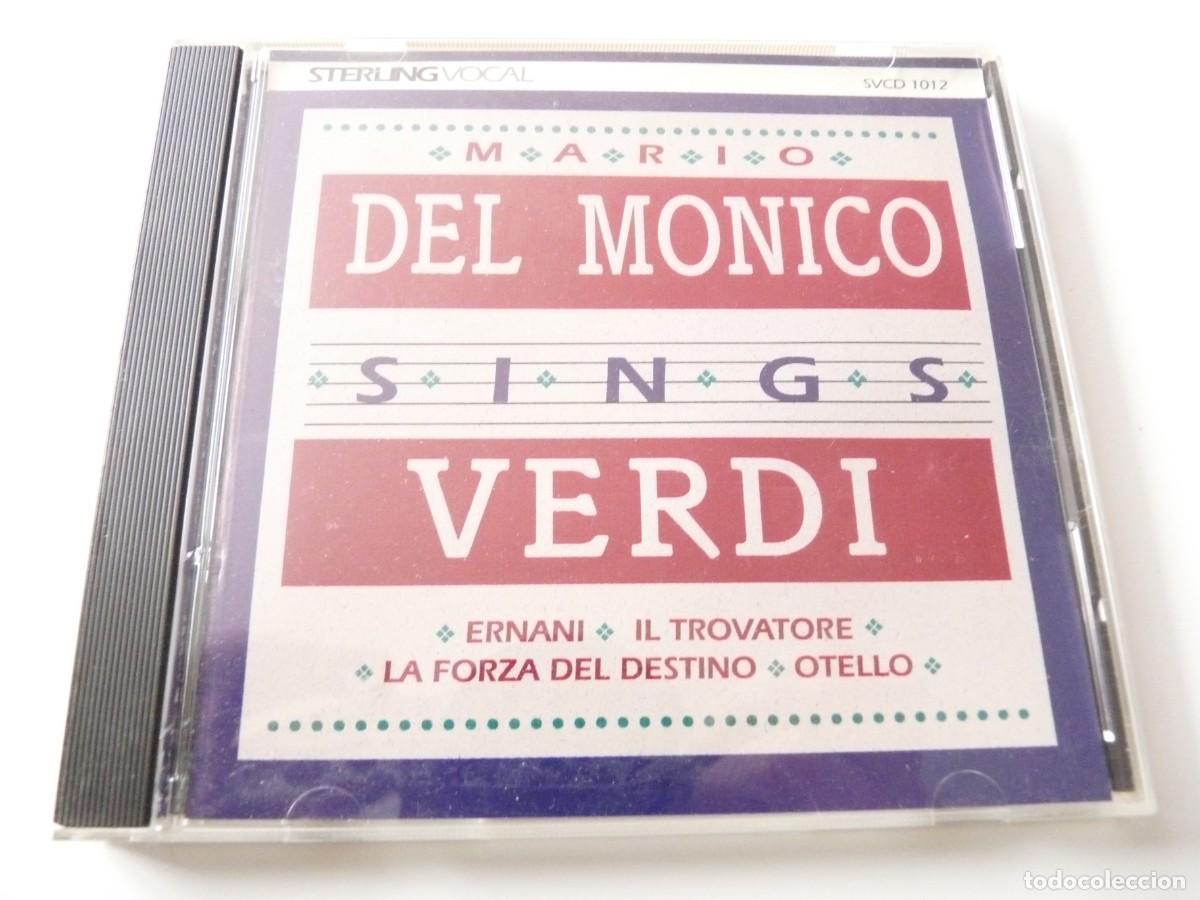 CDs de M&uacute;sica: CD CLASICA MARIO DEL MONICO SINGS VERDI ERNANI IL TROVATORE REF: 3-52