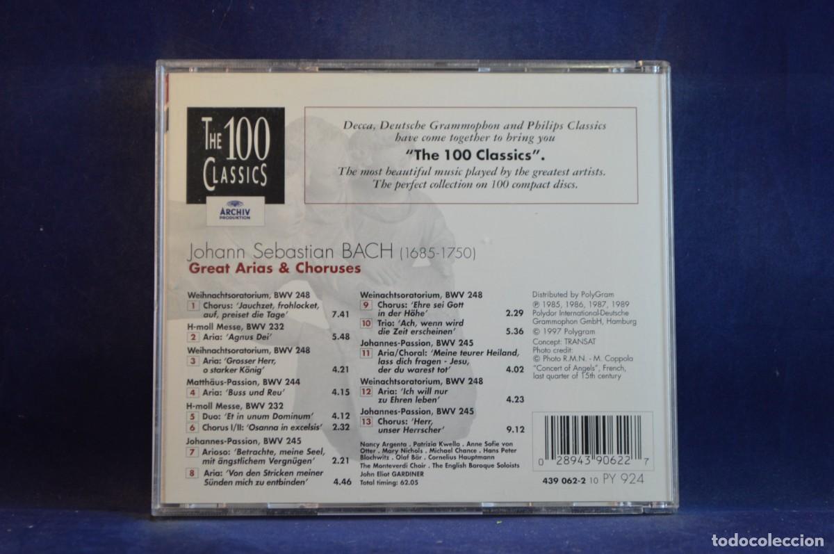 CDs de m&uacute;sica: BACH &ndash; GRANDS AIRS ET CHOEURS - CD - Foto 2