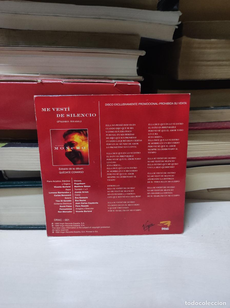 CDs de m&uacute;sica: Moncho &ndash; Me Vest&iacute; de Silencio - Foto 2