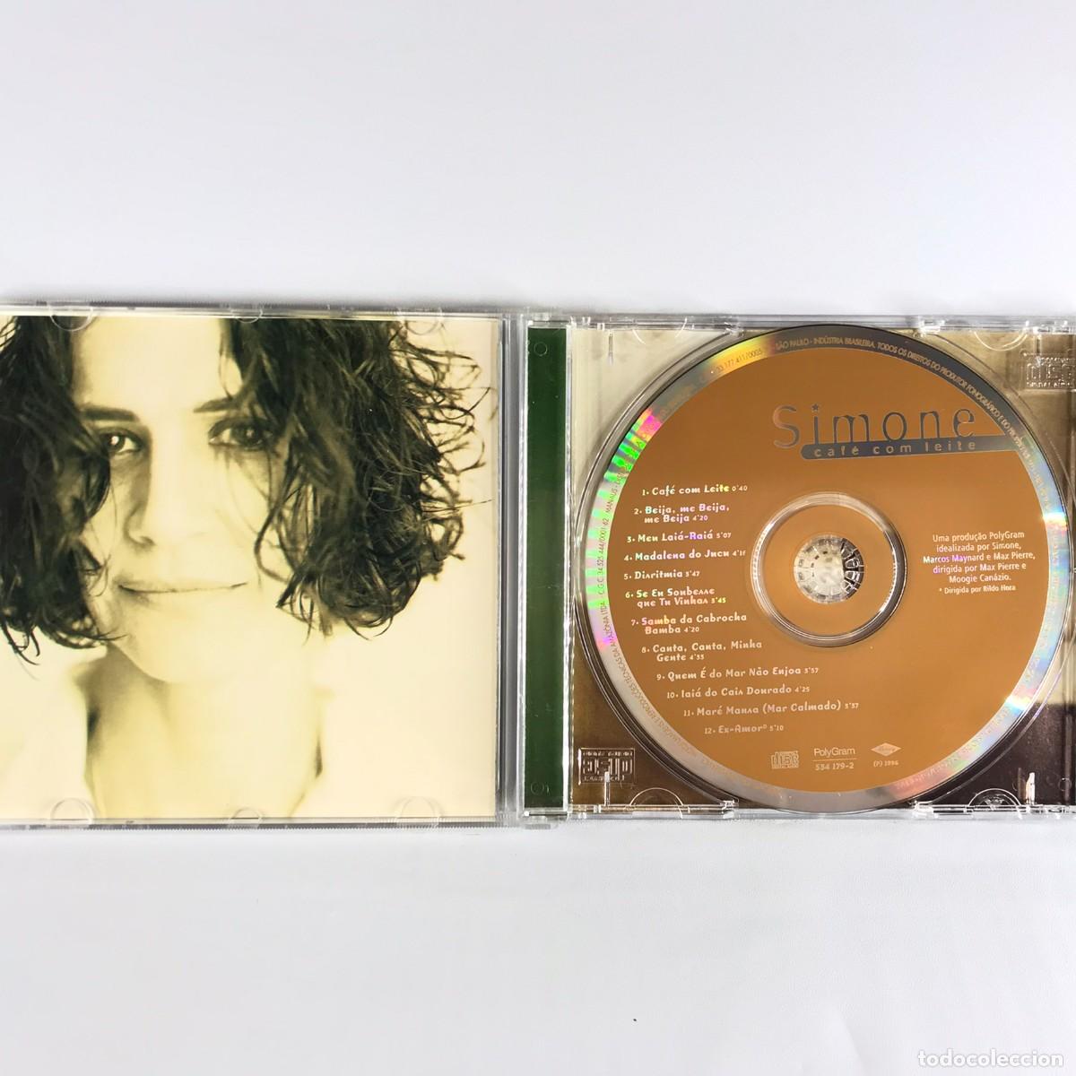 CDs de m&uacute;sica: Simone ● Caf&eacute; Com Leite ● CD, Album BRAZIL - Foto 2