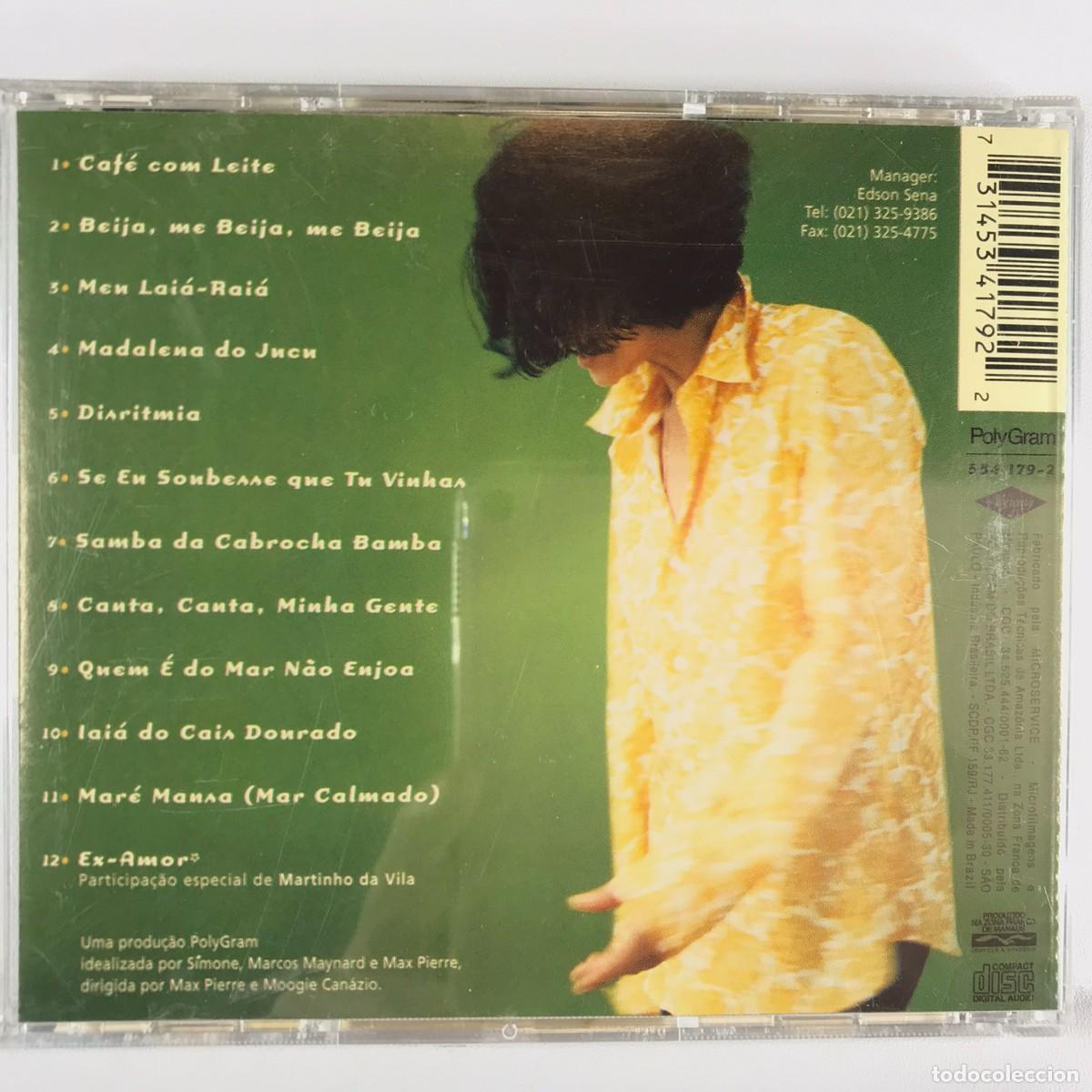 CDs de m&uacute;sica: Simone ● Caf&eacute; Com Leite ● CD, Album BRAZIL - Foto 3