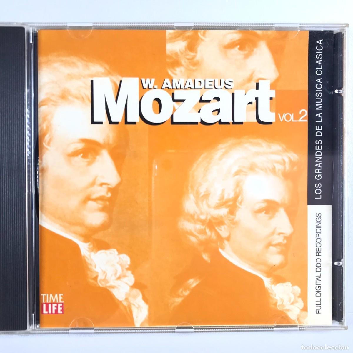 CDs de Musique: Los Grandes de la M&uacute;sica Cl&aacute;sica ● W. Amadeus Mozart Vol 2 ● CD, Album, Stereo