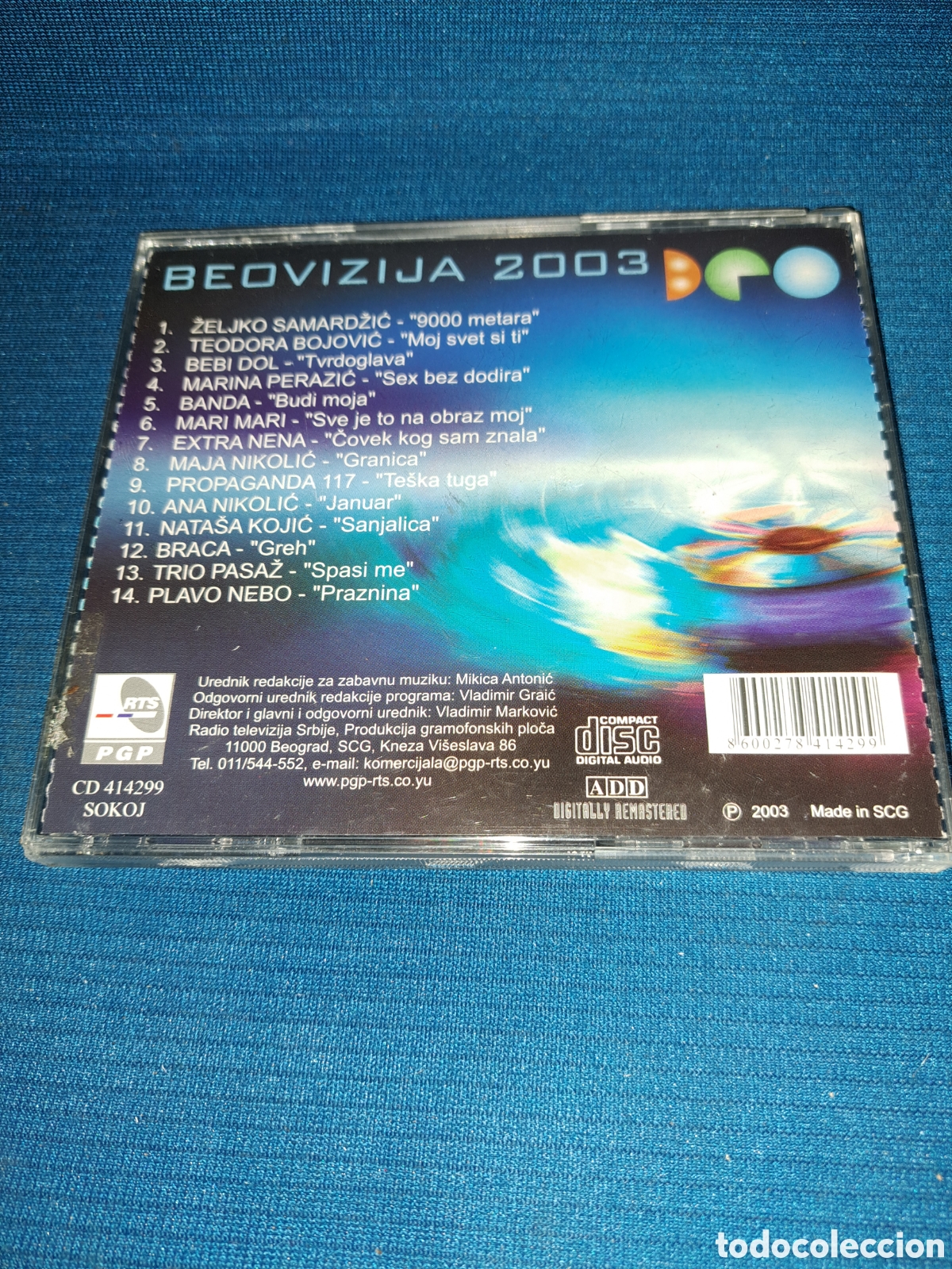 CDs de m&uacute;sica: CD Various&nbsp;&ndash;&nbsp;Beovizija 2003 - 2 - Foto 3