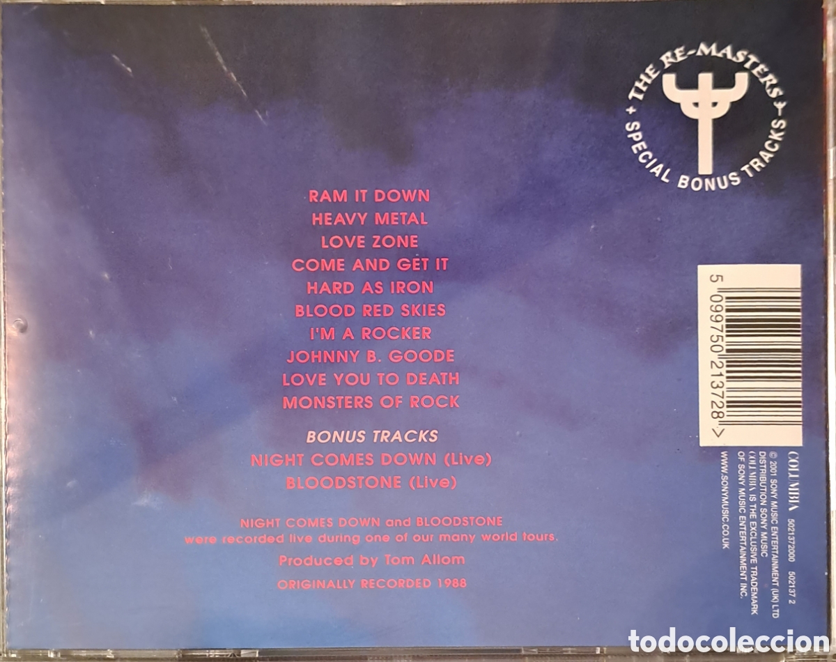 Judas Priest - Ram It Down (CD) 2 Bonus Tracks