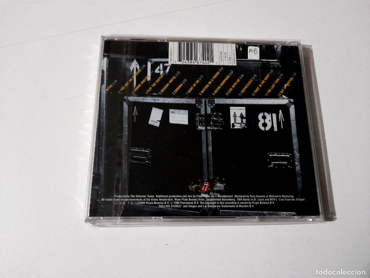 CDs de m&uacute;sica: ROLLING STONES &rdquo;NO SECURITY&rdquo; CD 14 TRACKS - Foto 2