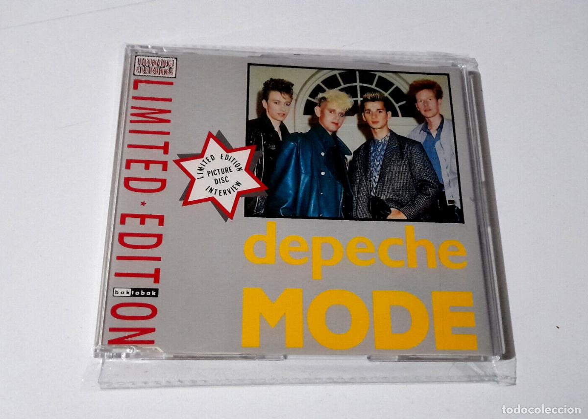 CDs de m&uacute;sica: DEPECHE MODE &rdquo;INTERVIEW PICTURE DISC&rdquo; CD SINGLE 1 TRACKS - Foto 1