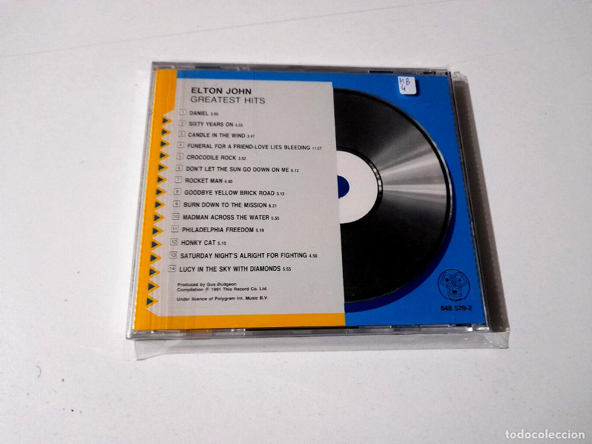 CDs de m&uacute;sica: ELTON JOHN &rdquo;GREATEST HITS&rdquo; CD 14 TRACKS - Foto 2