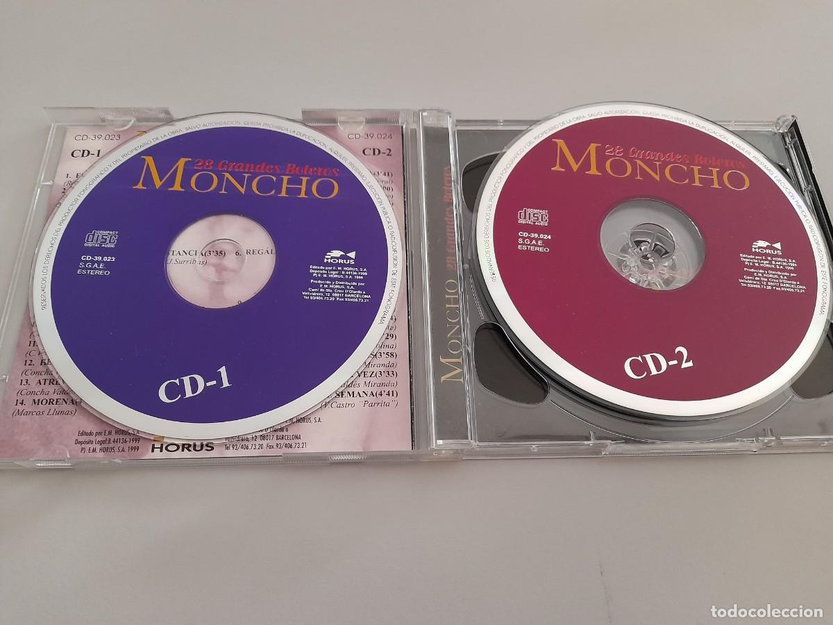 CDs de m&uacute;sica: MONCHO - 28 GRANDES BOLEROS - 2 CD,S - Foto 3