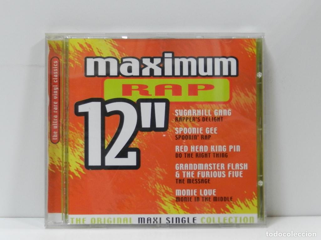 CDs de m&uacute;sica: DISCO CD. Maximum Rap 12&rdquo;. COMPACT DISC. - Foto 1