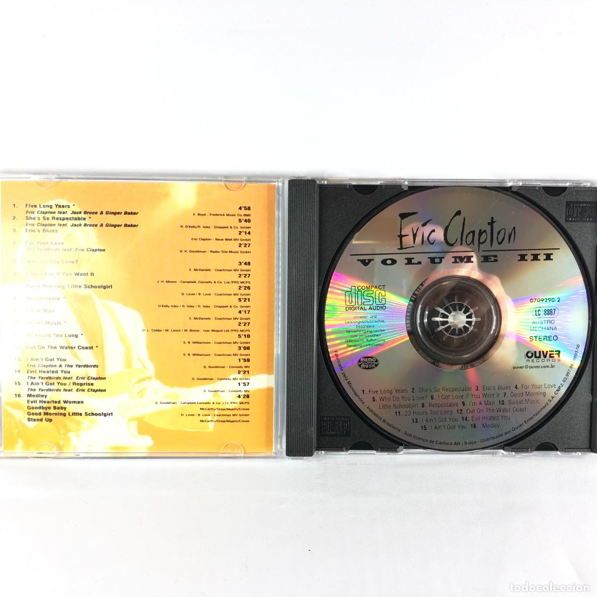 CDs de m&uacute;sica: Eric Clapton ● Eric Clapton Vol III ● CD, Compilation BRAZIL - Foto 2