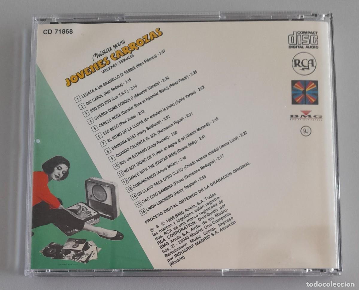 CDs de m&uacute;sica: JOVENES CARROZAS, VERSIONES ORIGINALES - Foto 2