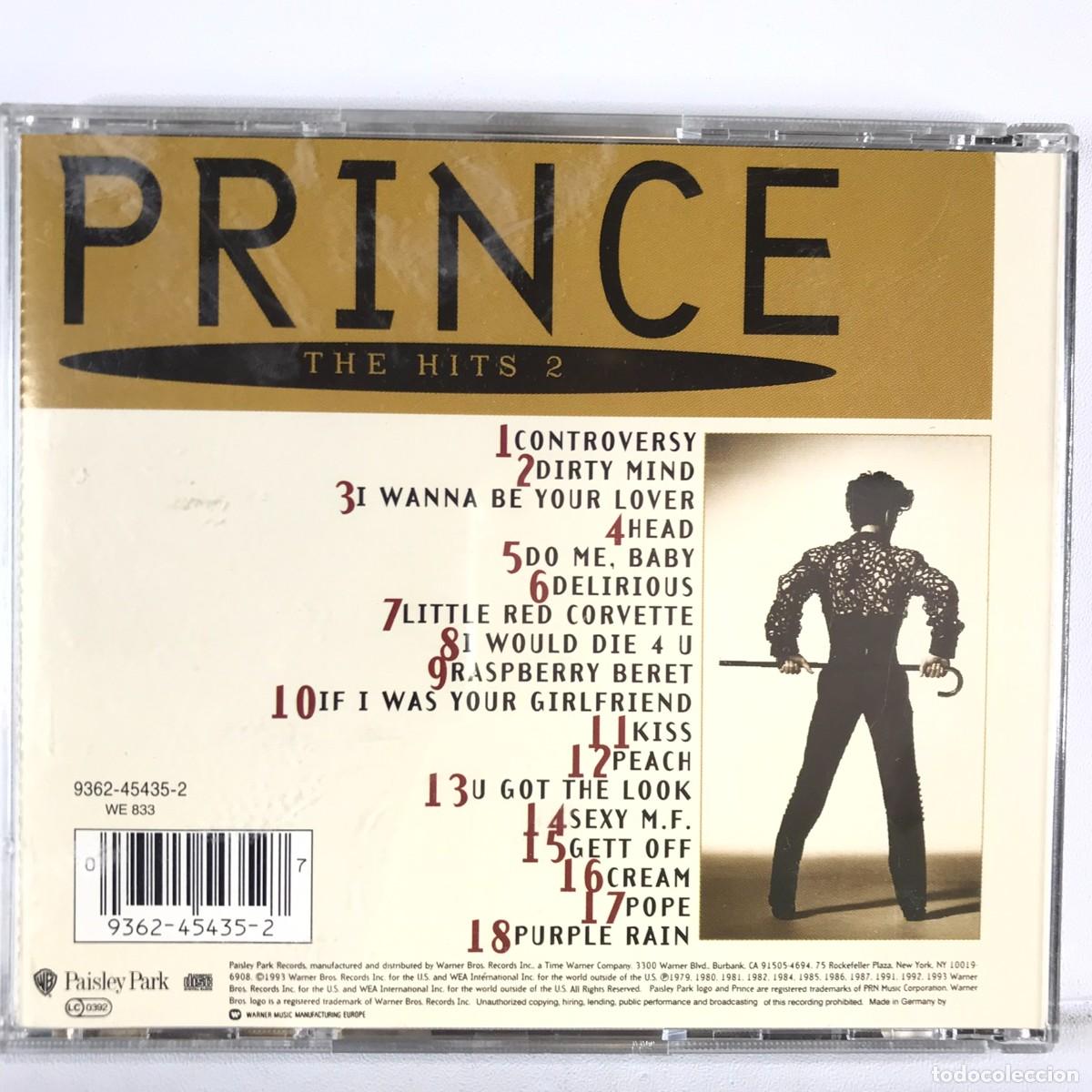 CDs de m&uacute;sica: Prince ● The Hits 2 ● CD, Compilation - Foto 3