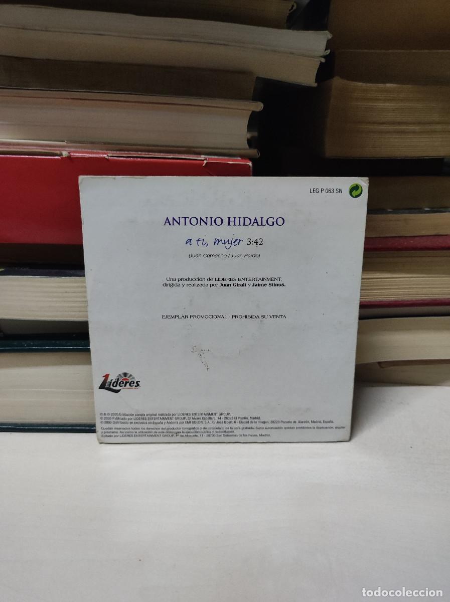 CDs de m&uacute;sica: Antonio Hidalgo &ndash; A Ti Mujer - Foto 2