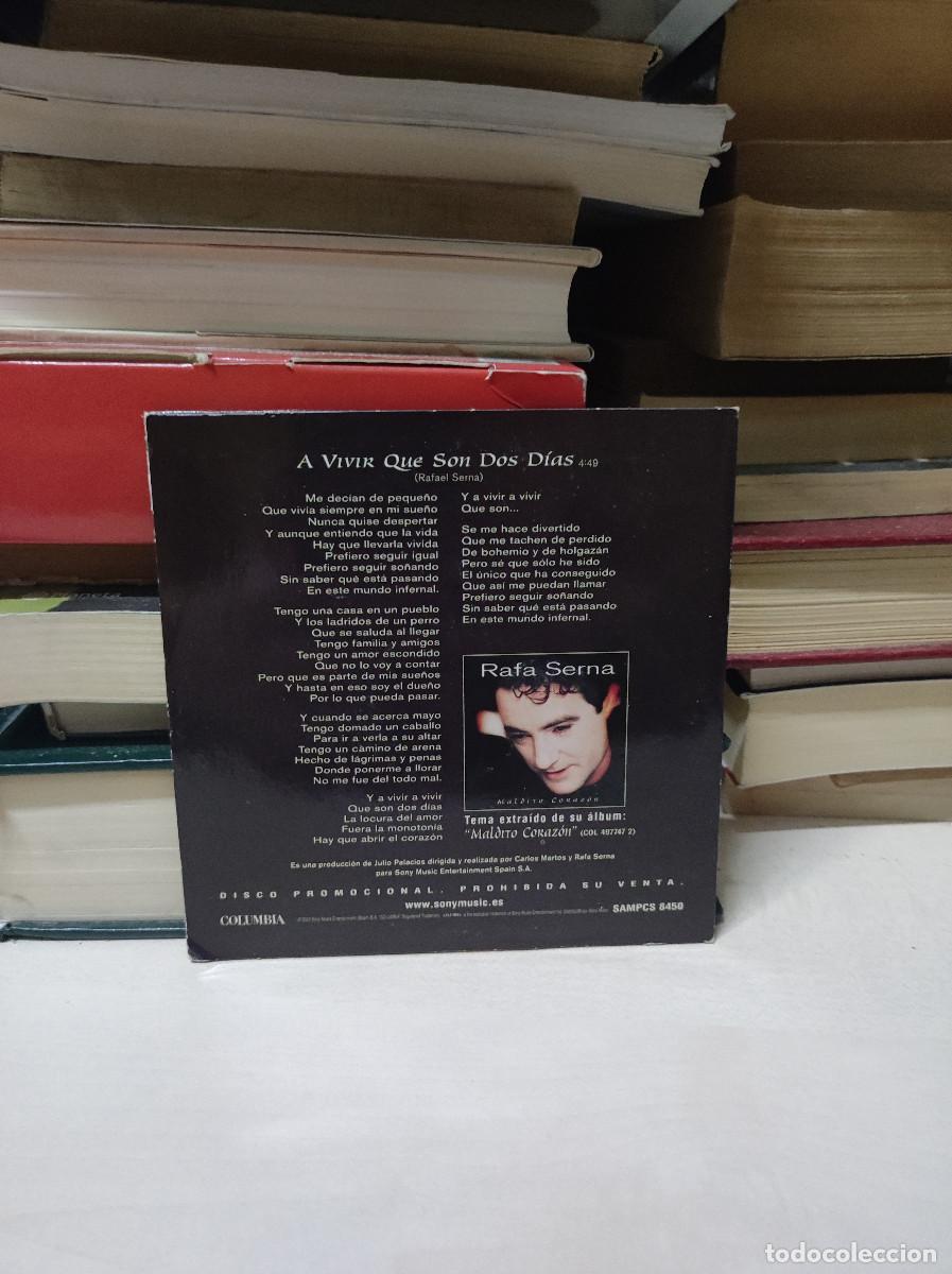 CDs de m&uacute;sica: Rafa Serna &ndash; A Vivir Que Son Dos D&iacute;as - Foto 2