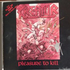 CDs de Música: KREATOR ”PLEASURE TO KILL / FLAG OF HATE” AUTOGRAFOS ORIGINALES NOISE N0037-3 ALEMANIA 1986 CD