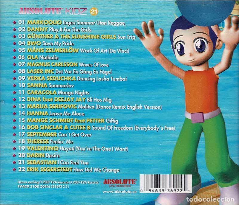 CDs de m&uacute;sica: Absolute Kidz 21. CD - Foto 2