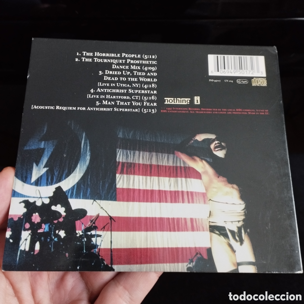 CDs de m&uacute;sica: Marilyn Manson - Remix & Repent CD 1997 - Foto 2