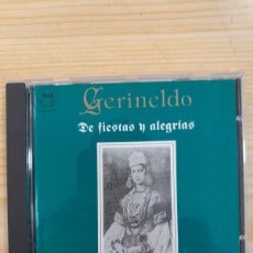 CDs de Música: CD GERINELDO DE FIESTAS Y ALEGRIAS CANTOS JUDEO-ESPAÑOLES. Lote 392932409